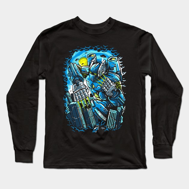 Destroy The City Long Sleeve T-Shirt by drewbacca